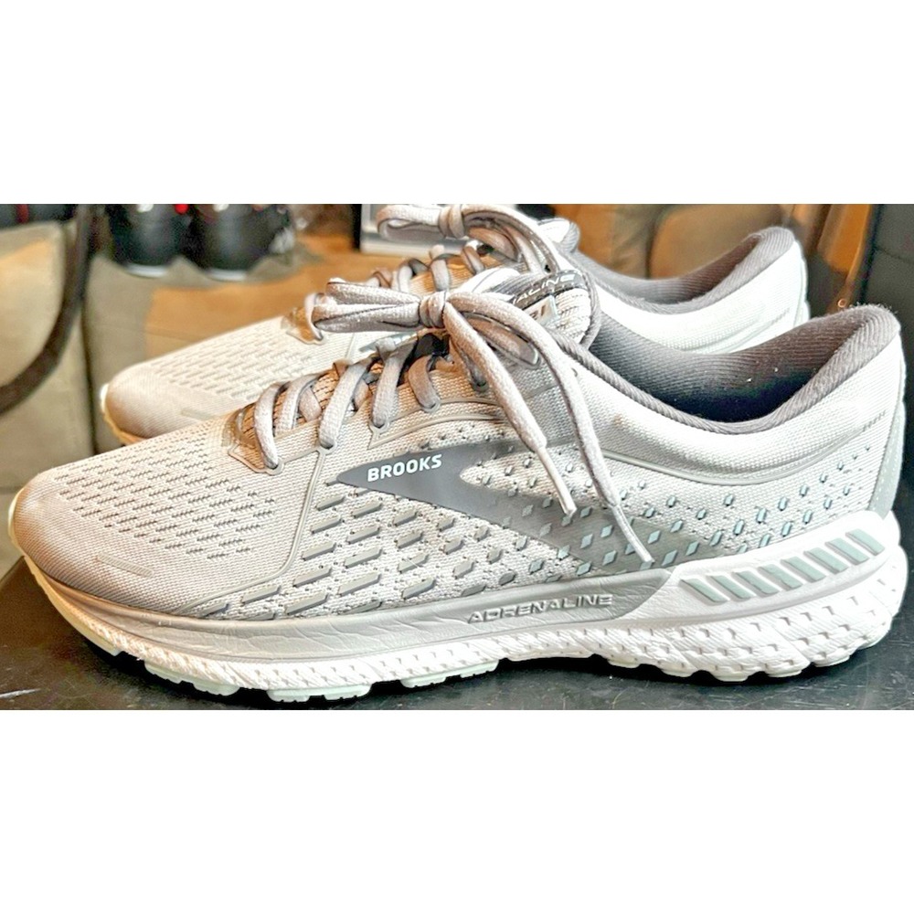 Brooks Adrenaline GTS 21 Running Shoes Gray/Ice Blue Women's Size 9B - Picture 6 of 11